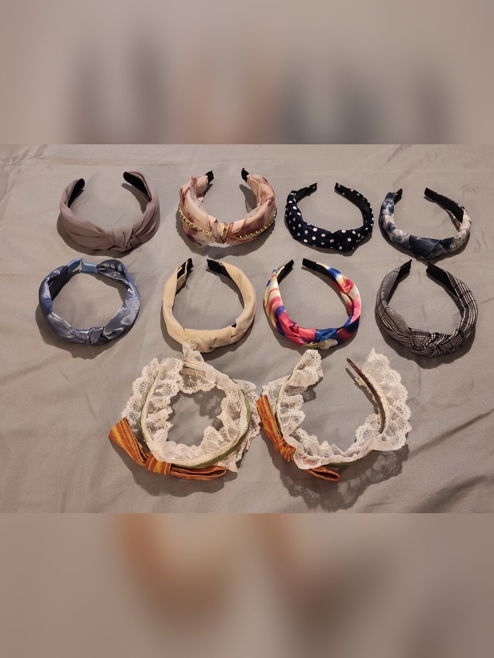 NWOT! 10 Assorted Women's Knotted and Lace Headbands